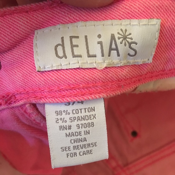 Neon pink jean shorts - Picture 3 of 3